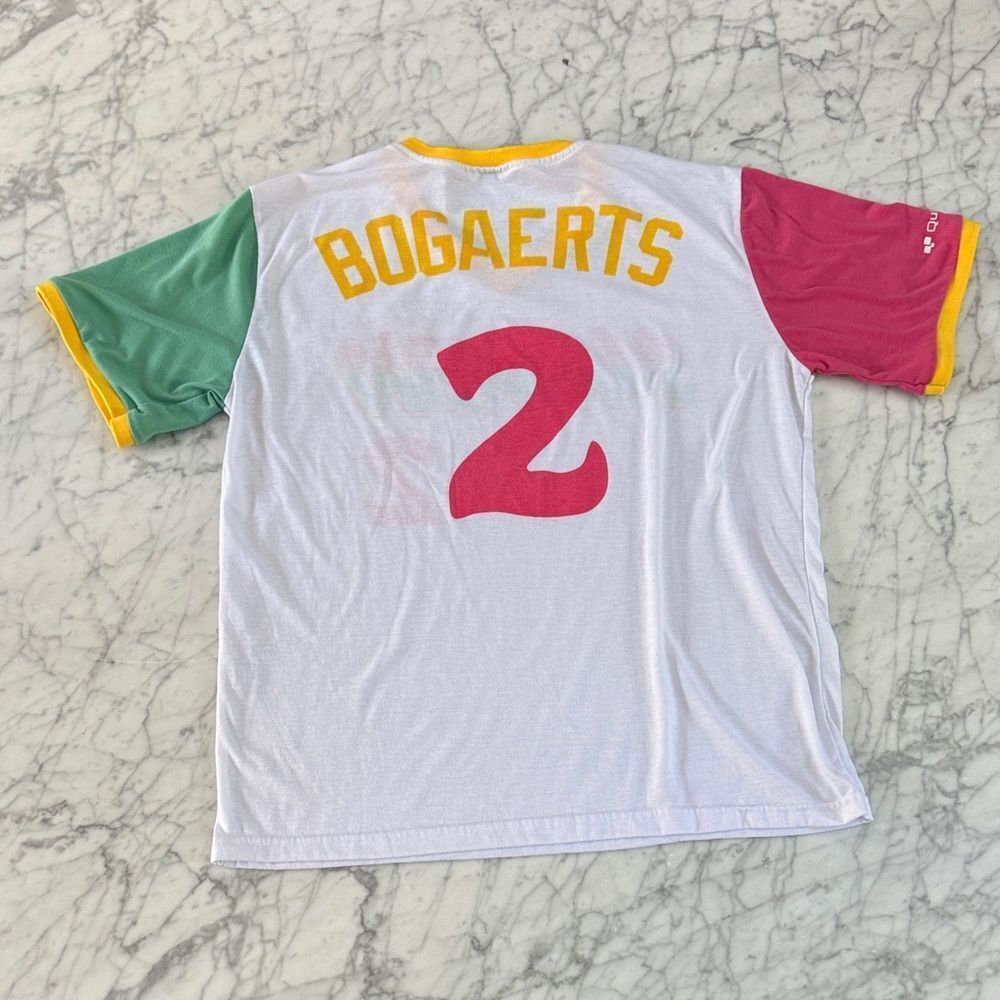 San Diego Padres T-Shirt Jersey Sz L Women Men S/M Bogaerts - Picture 4 of 5